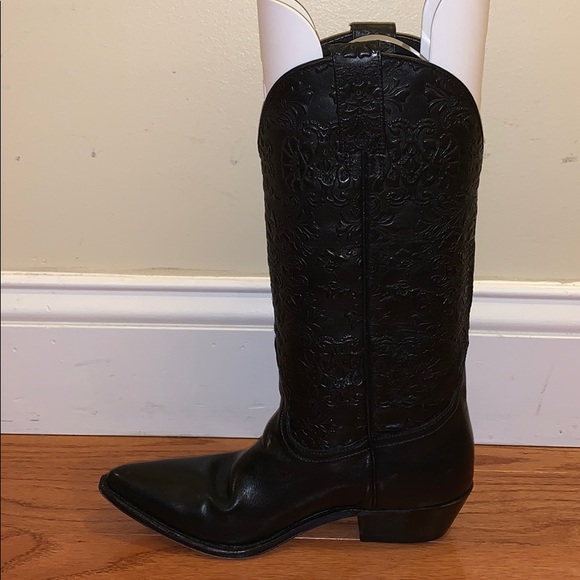 Seychelles Remington Cowboy Boots in Black - Picture 5 of 8